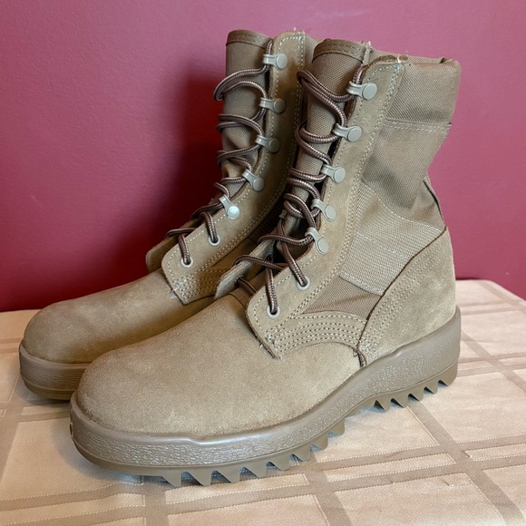 McRae Hot Weather Coyote Ripple Sole Combat Boot men’s size 8 - Picture 1 of 8